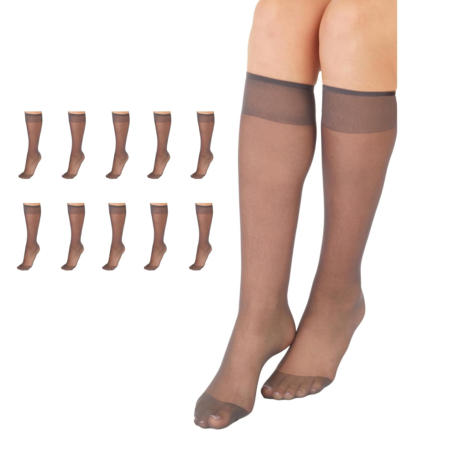 Daily Use High Reinforced Stockings For Women