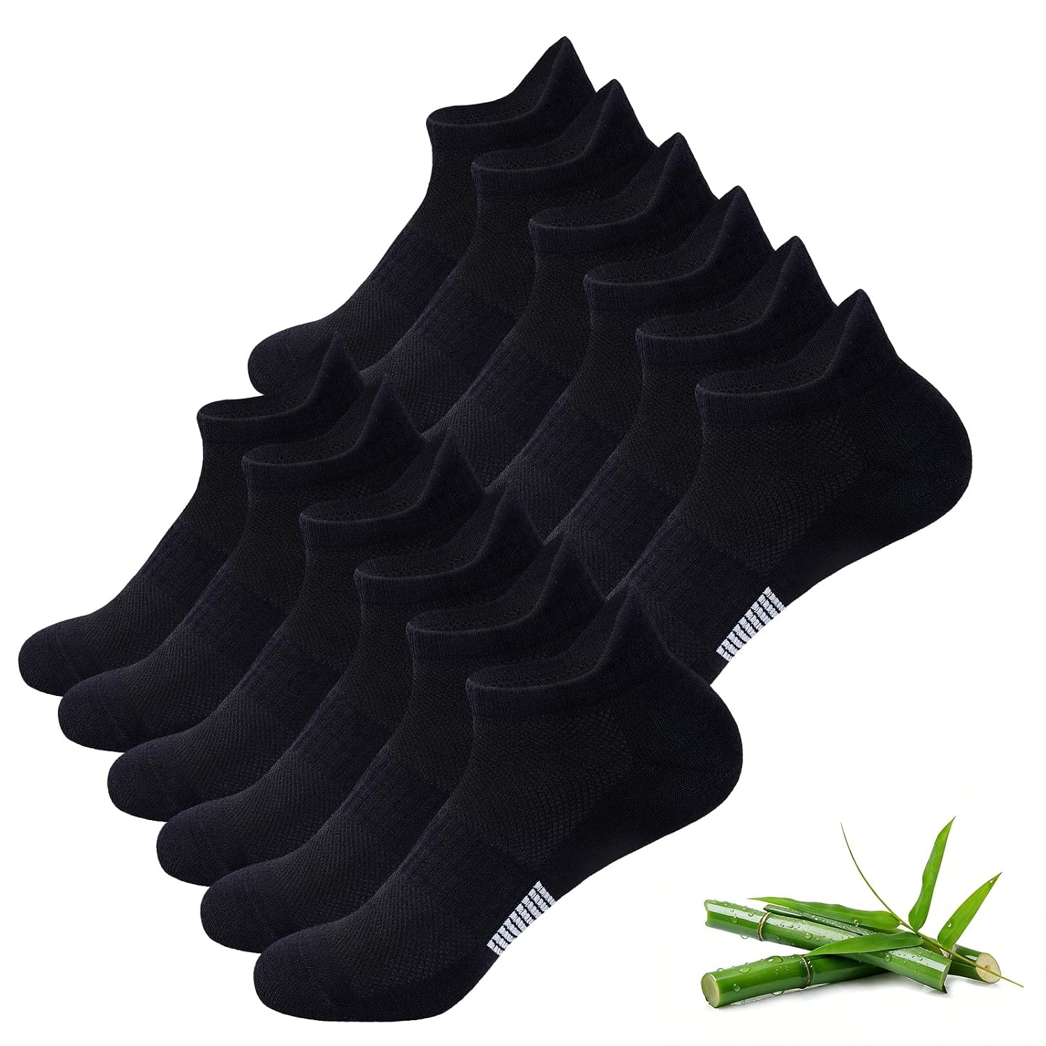 6 Pair Low Cut Socks For Casual And Athletic Wear