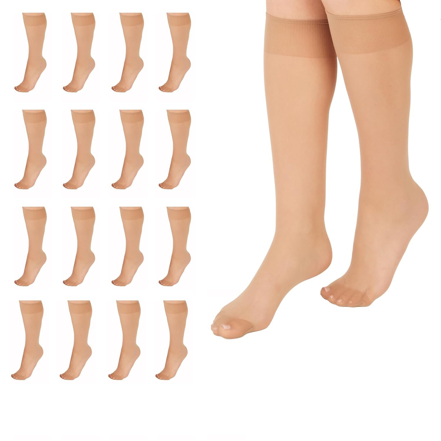 Daily Use High Reinforced Stockings For Women