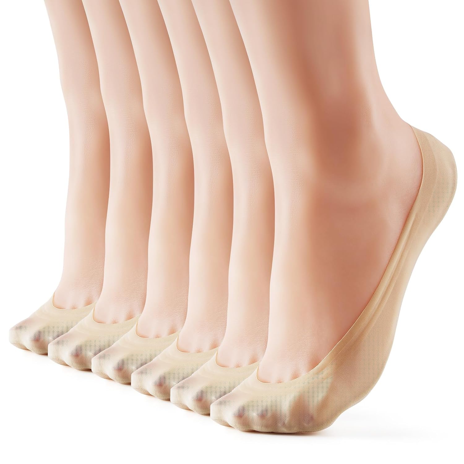 Ultra Low Cut No Show Nonslip Socks For Women