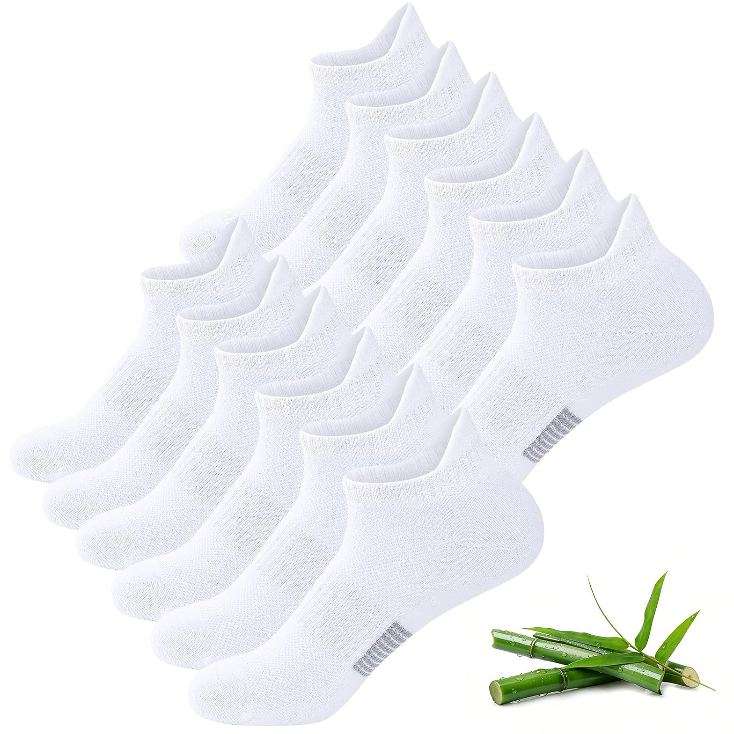6 Pair Low Cut Socks For Casual And Athletic Wear