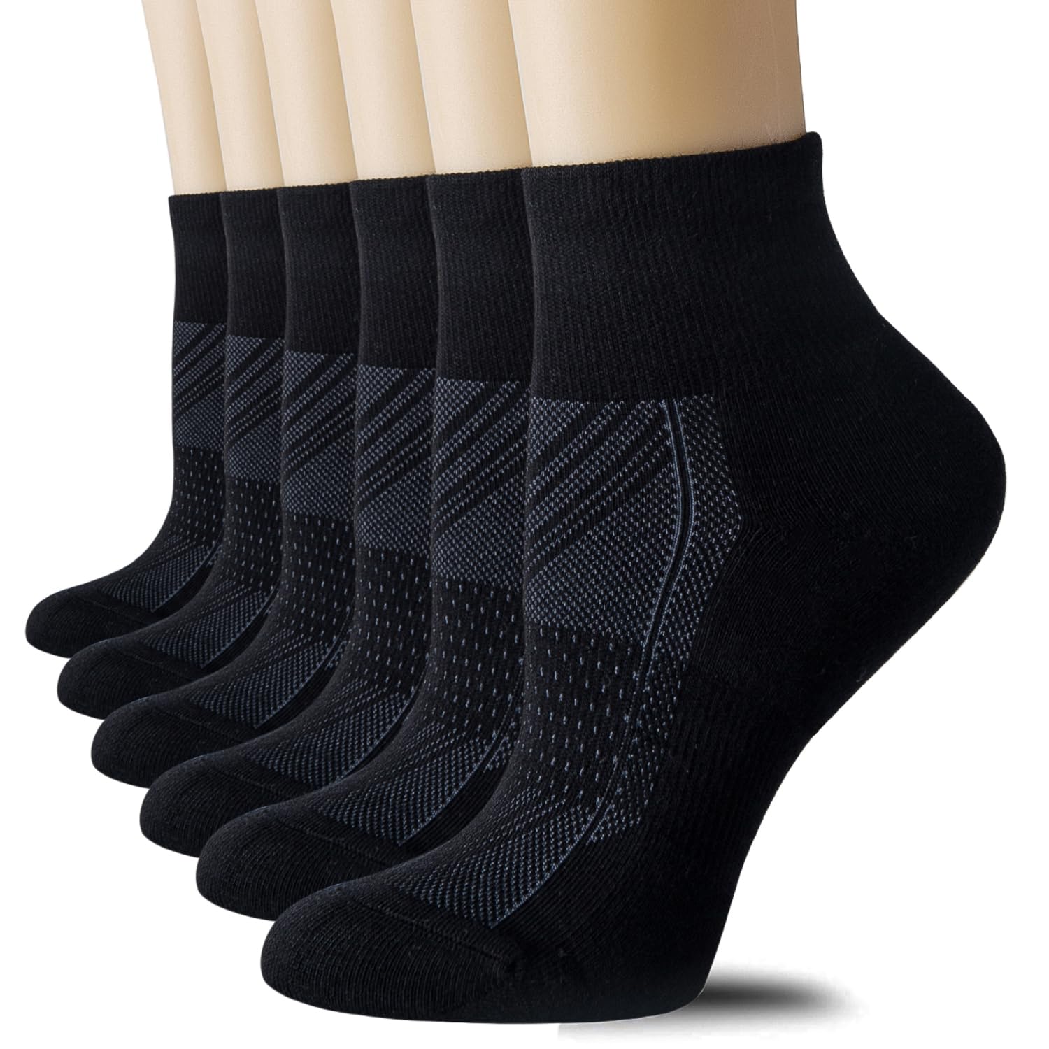 Pack Of Running Athletic Cushioned Sport Socks 6 For Women