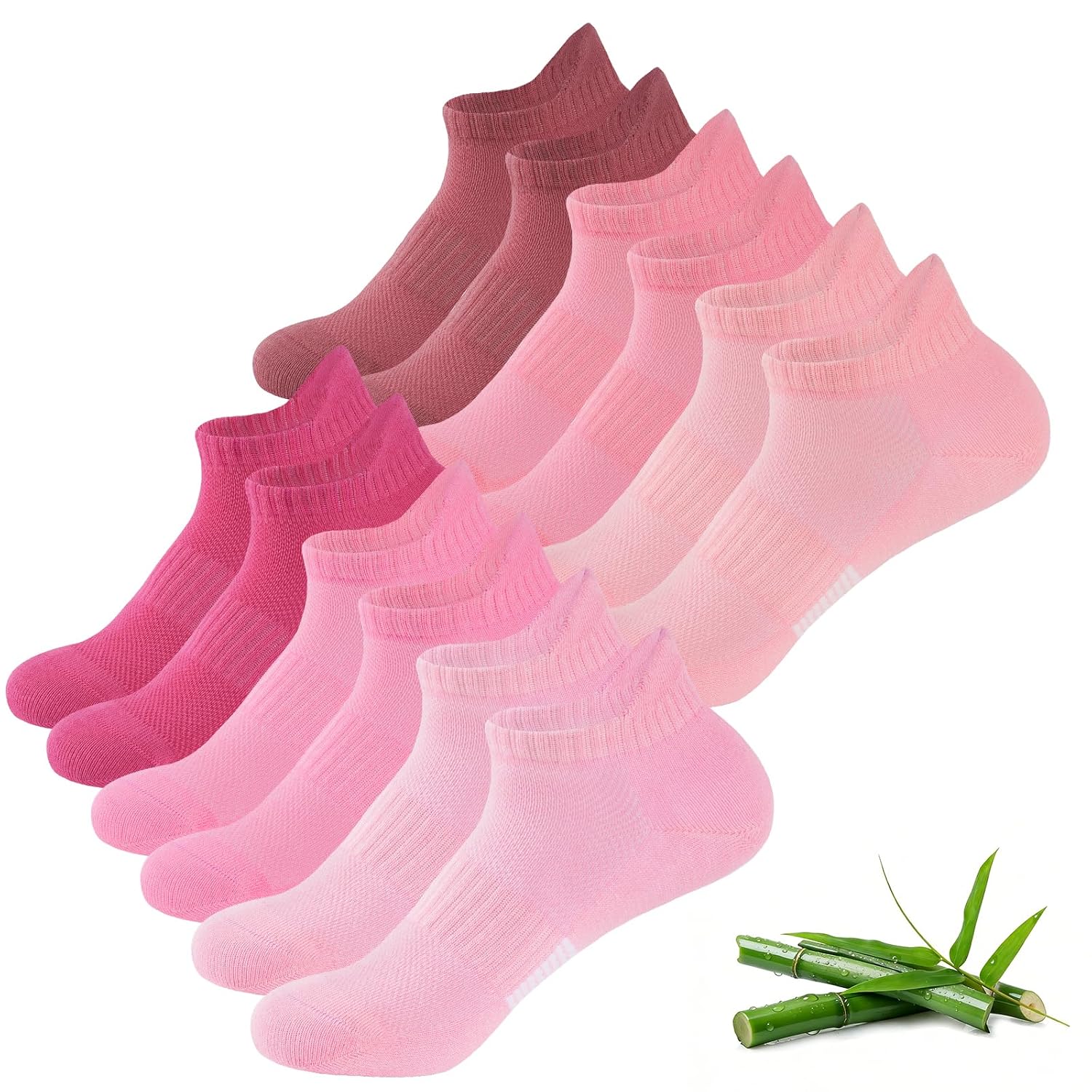 6 Pair Low Cut Socks For Casual And Athletic Wear