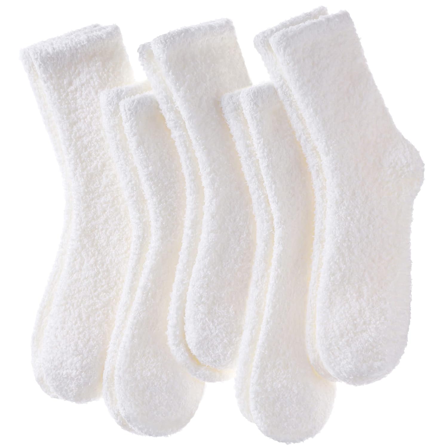 5 Piece Cozy Fuzzy Socks For Winter And Home Wear For Women-125 Pairs Of Cozy Fuzzy Socks For Winter And Home Wear For Women - Image 10