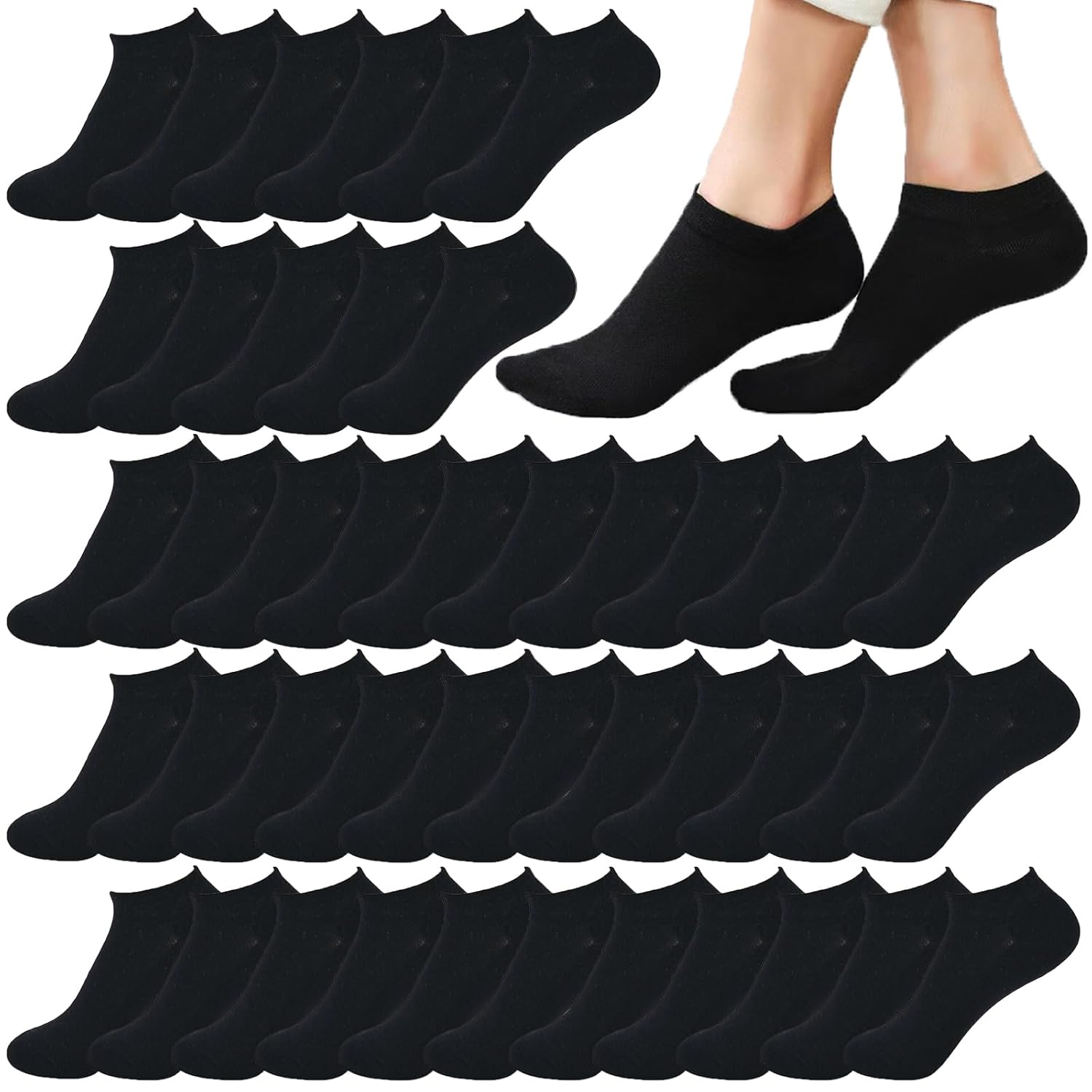 Casual Low Cut Athletic Sport Socks For WomenCasual Low Cut Athletic Sport Socks For Women - Image 11