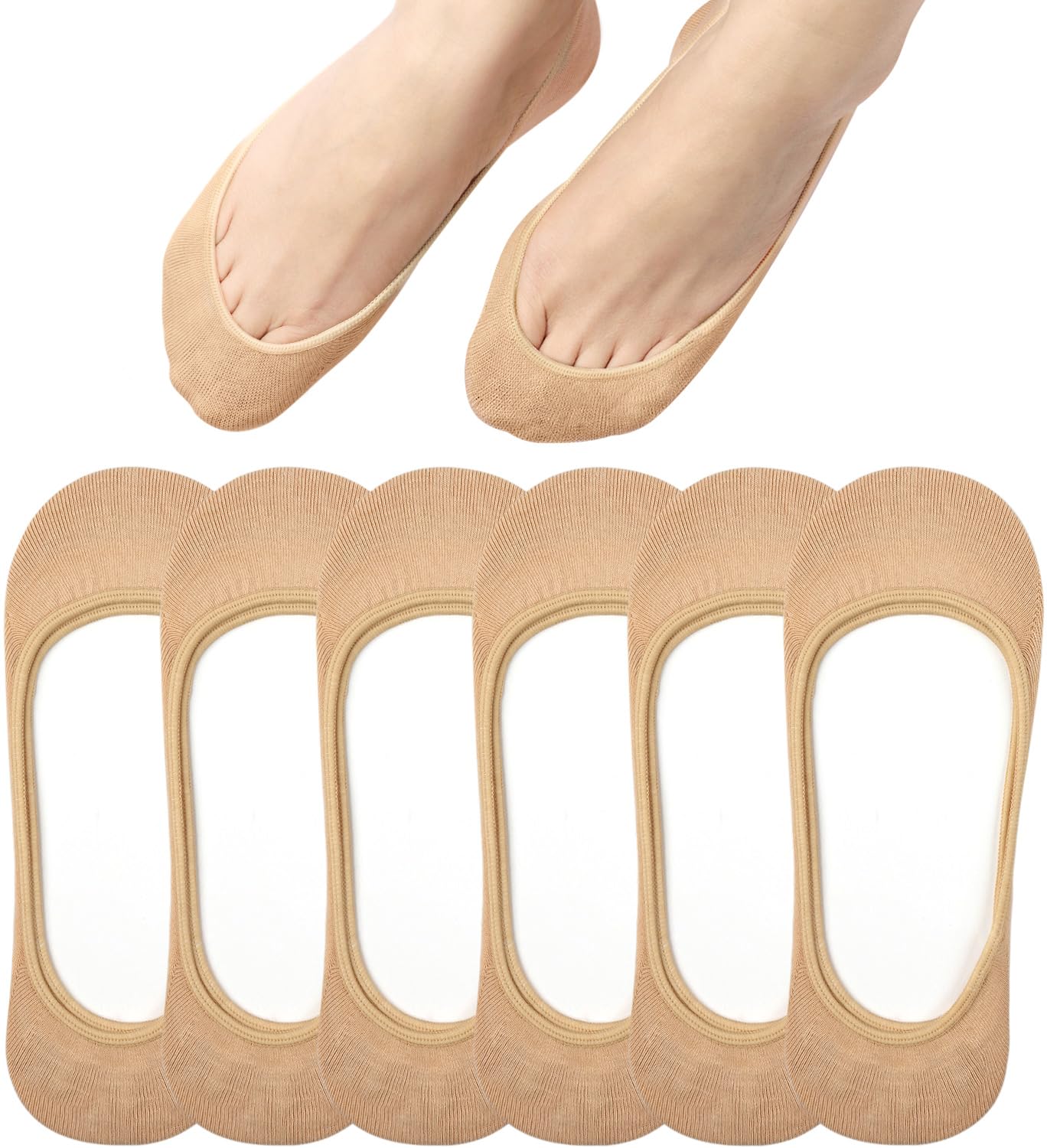 Comfortable Low Cut Socks For Flats And Loafers