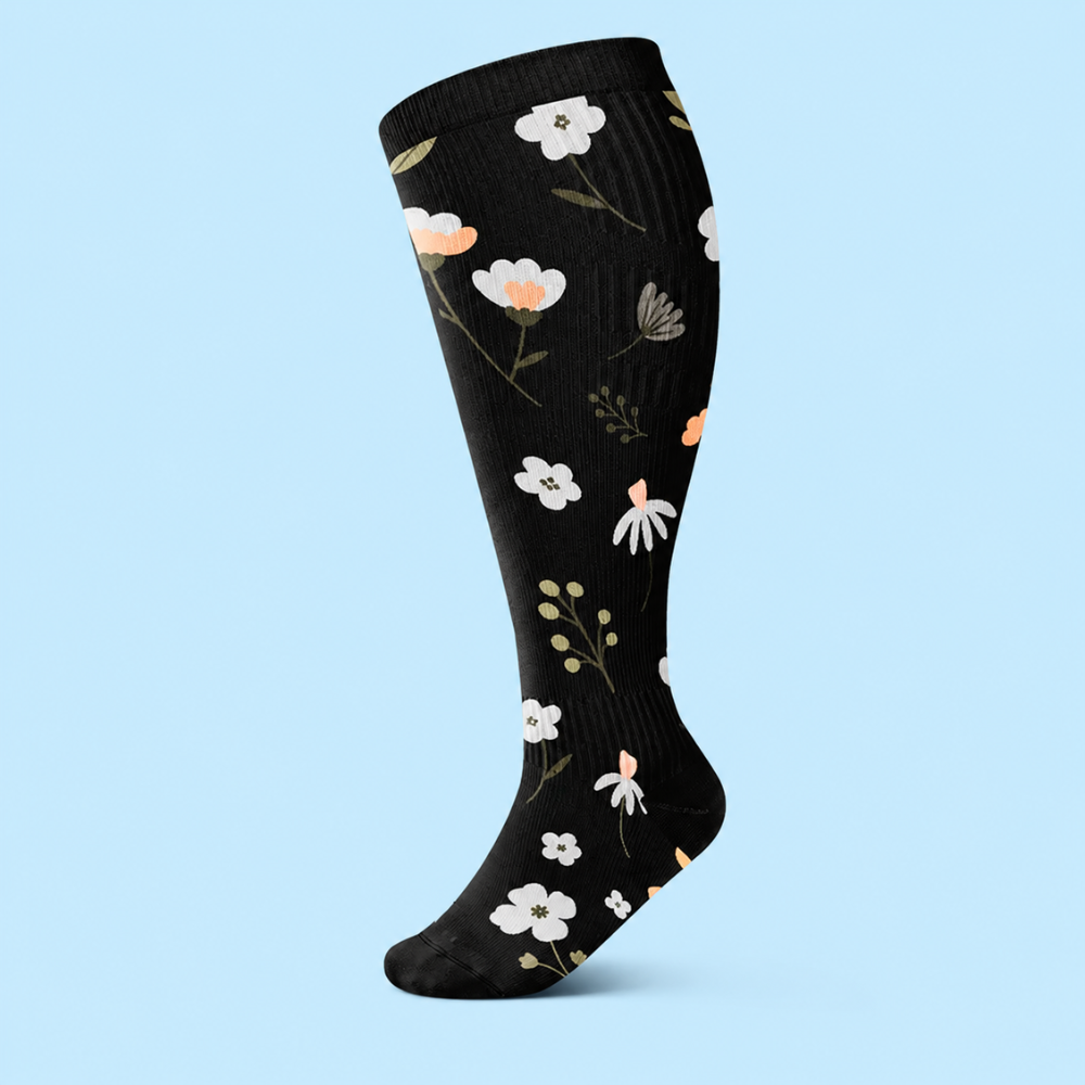 3 Pair Of Wide Compression Socks For Women