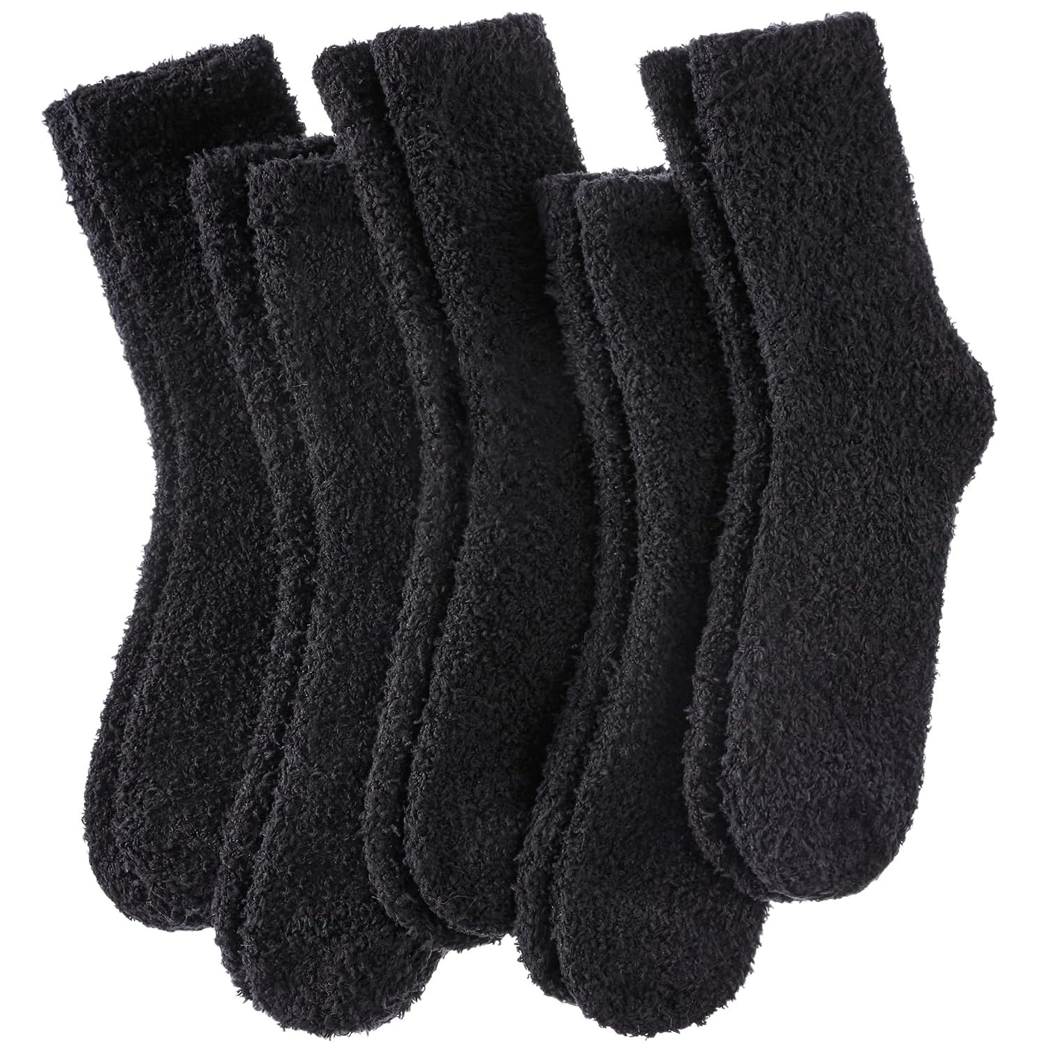5 Piece Cozy Fuzzy Socks For Winter And Home Wear For Women-125 Pairs Of Cozy Fuzzy Socks For Winter And Home Wear For Women - Image 4