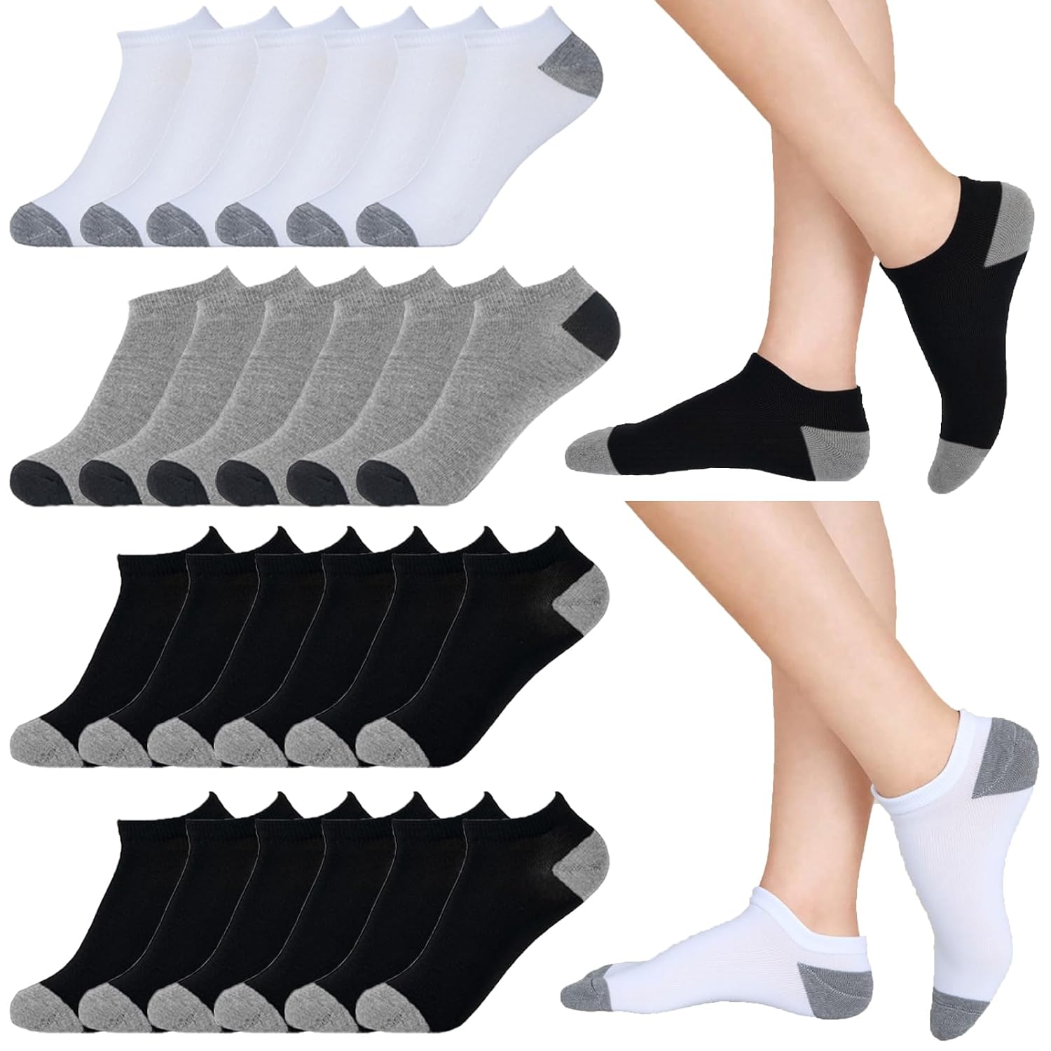 Casual Low Cut Athletic Sport Socks For WomenCasual Low Cut Athletic Sport Socks For Women - Image 13