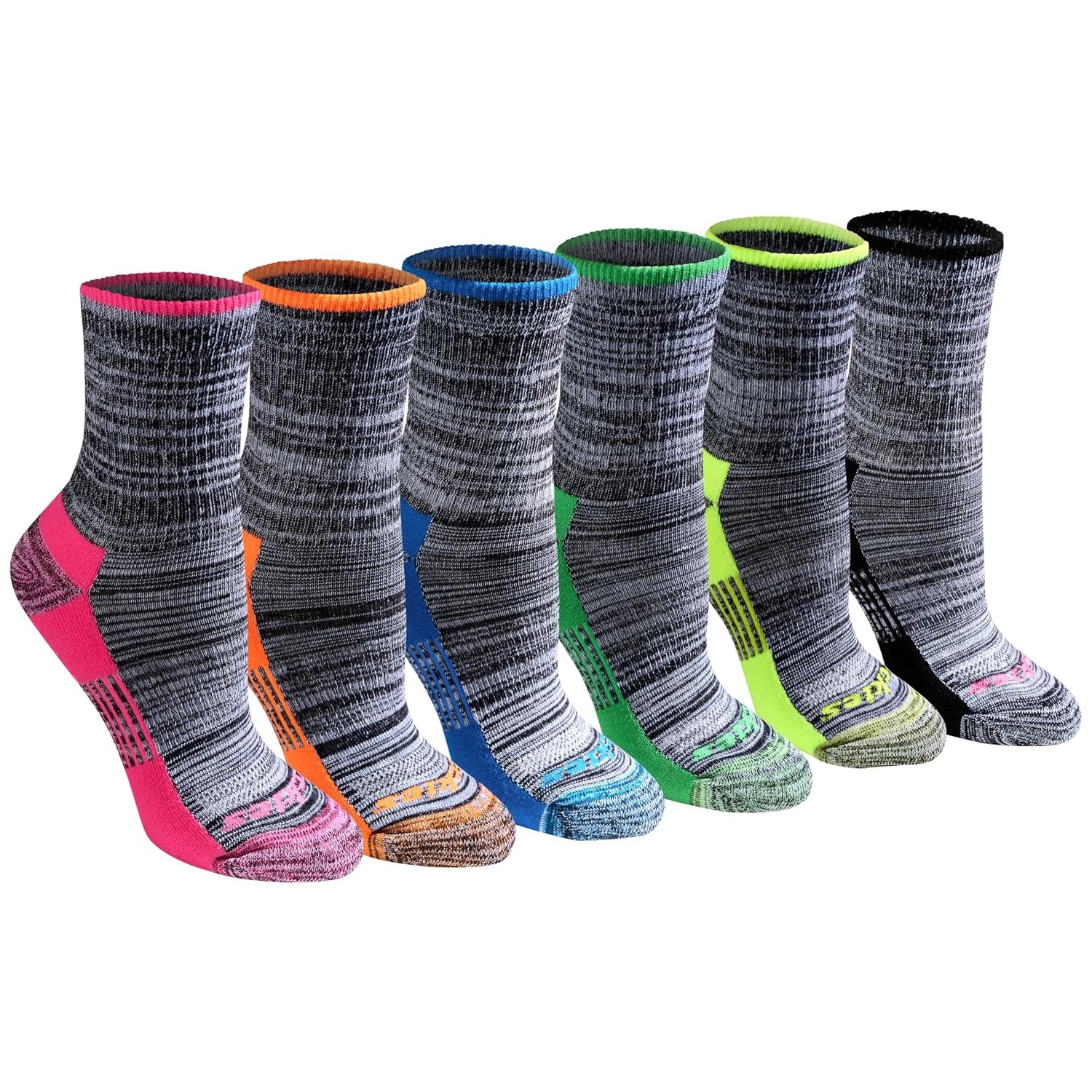 Wicking Midcrew Pack Of 12 Socks For Women