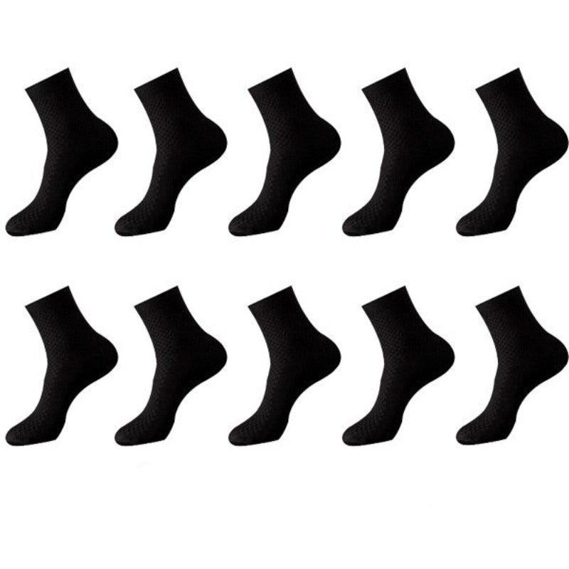 Casual 10 Pairs Of Bamboo Fiber Breathable Long SocksCasual 10 Pairs Of Bamboo Fiber Breathable Long Socks - Image 6