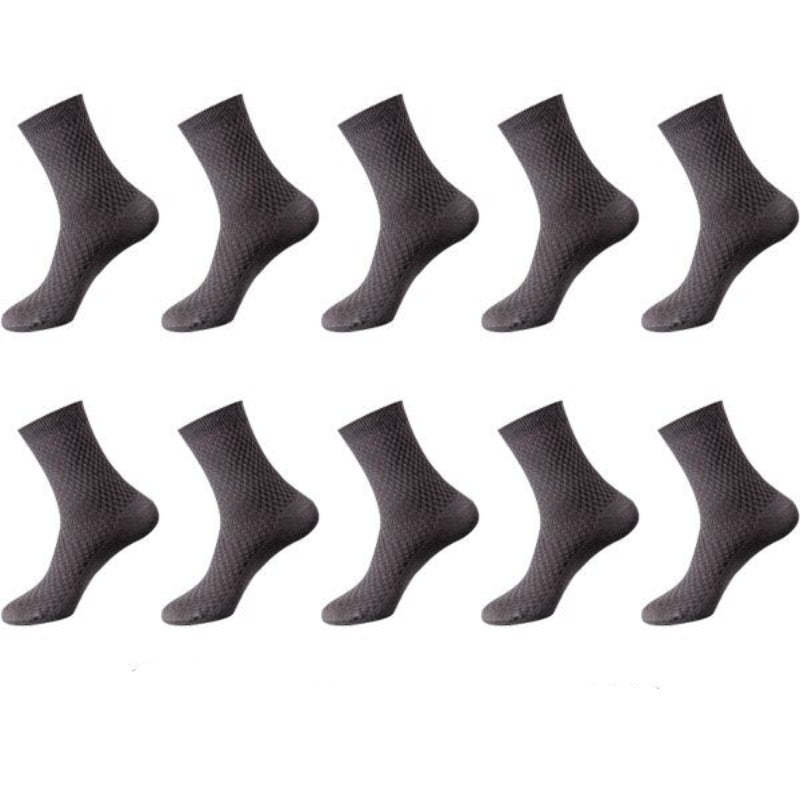 Casual 10 Pairs Of Bamboo Fiber Breathable Long Socks
