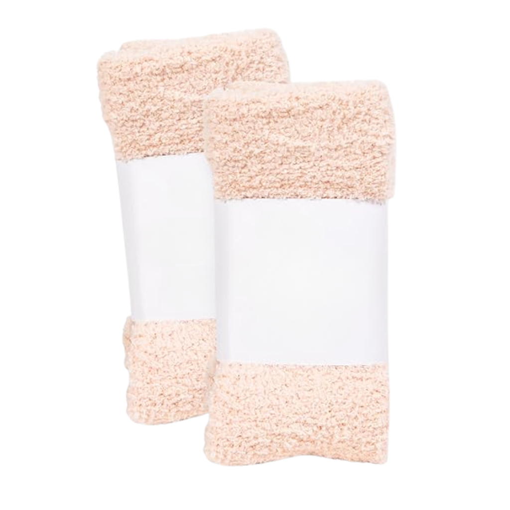 Textured Cloud Knit Crew Lounge SocksCozy Ultra Soft Cloud Knit Socks - Image 15