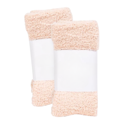 Textured Cloud Knit Crew Lounge Socks