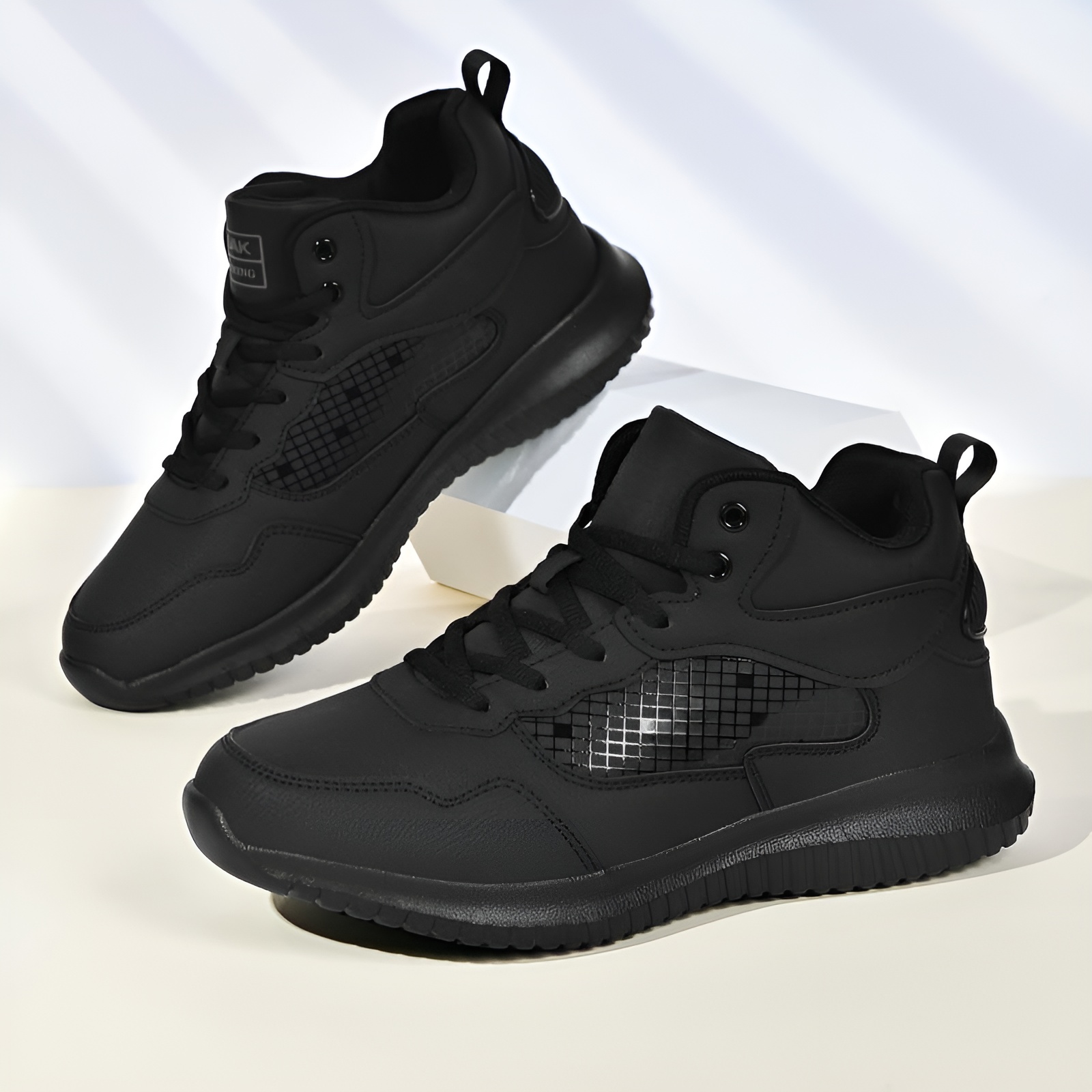 Men Leather Non Slip Food Service Shoes