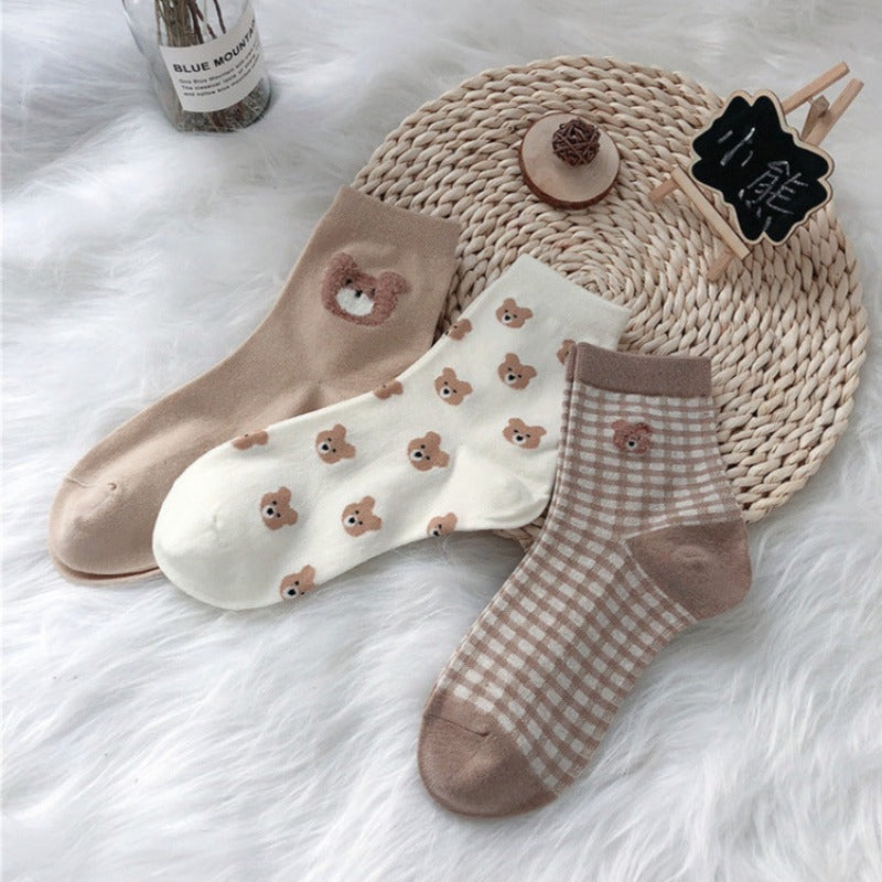 Autumn Printed Casual Socks