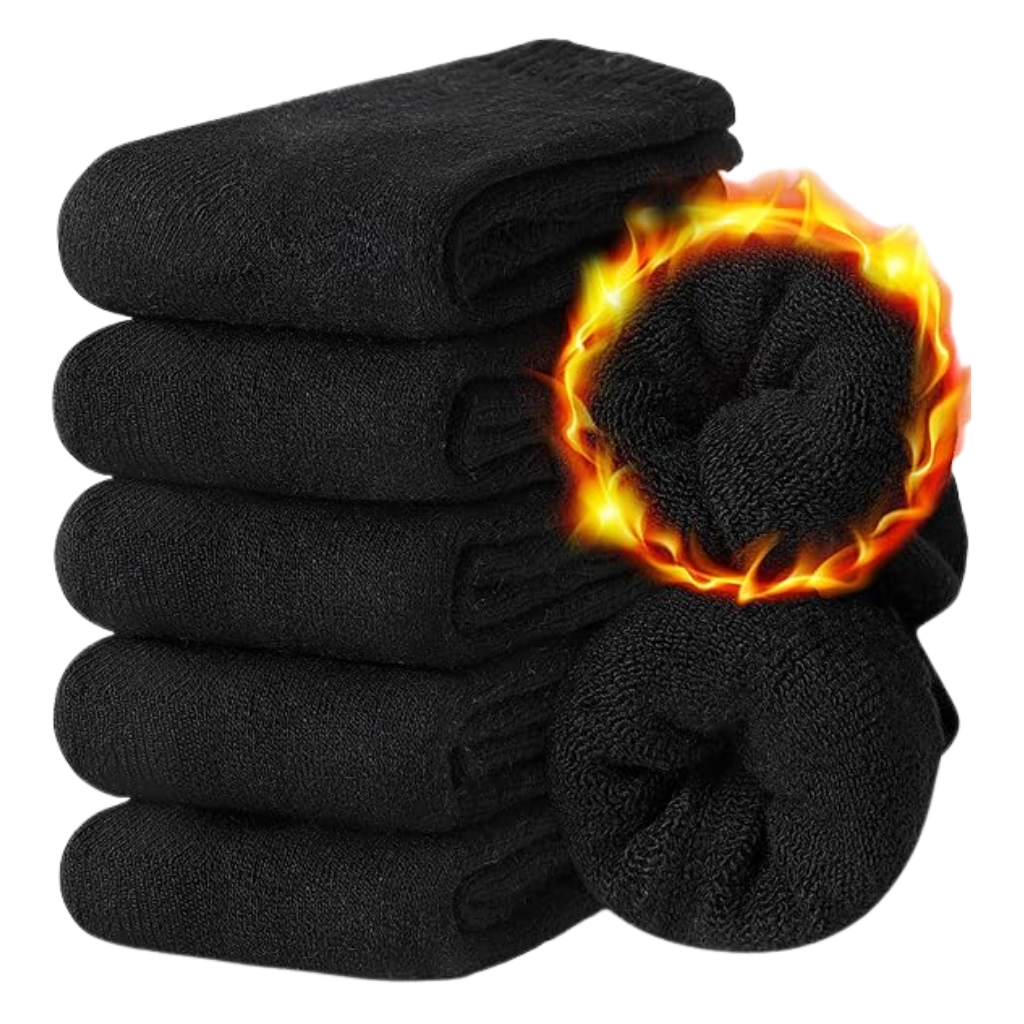 Patterned Blend Crew Style Boot Socks5 Pair Of Patterned Blend Crew Style Boot Socks - Image 4