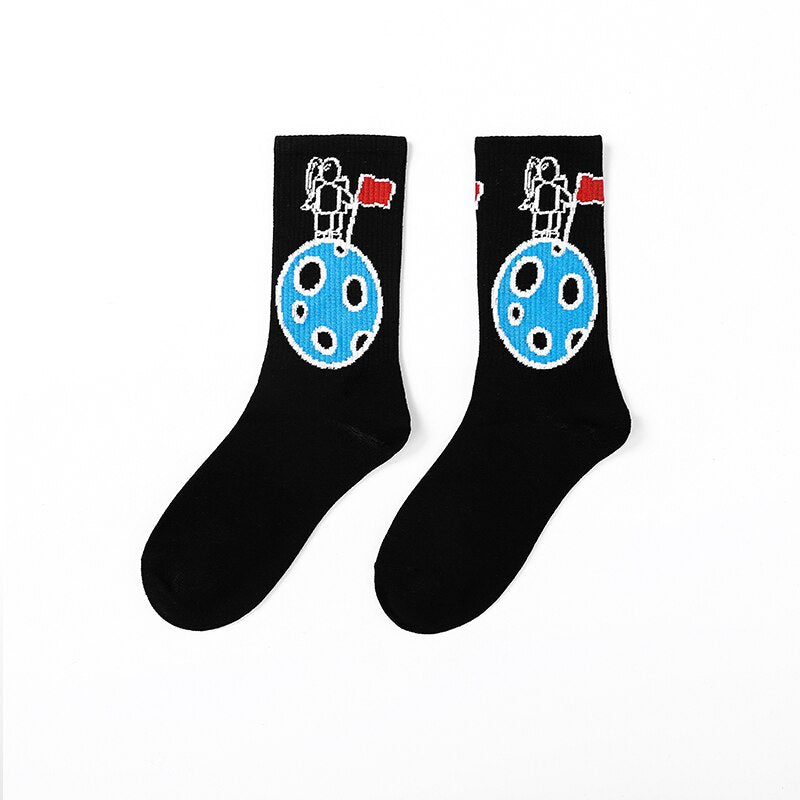 Basketball Style Printed SocksBasketball Style Printed Socks - Image 2