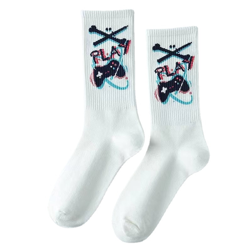 Basketball Style Printed Socks
