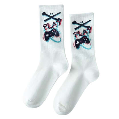 Basketball Style Printed Socks