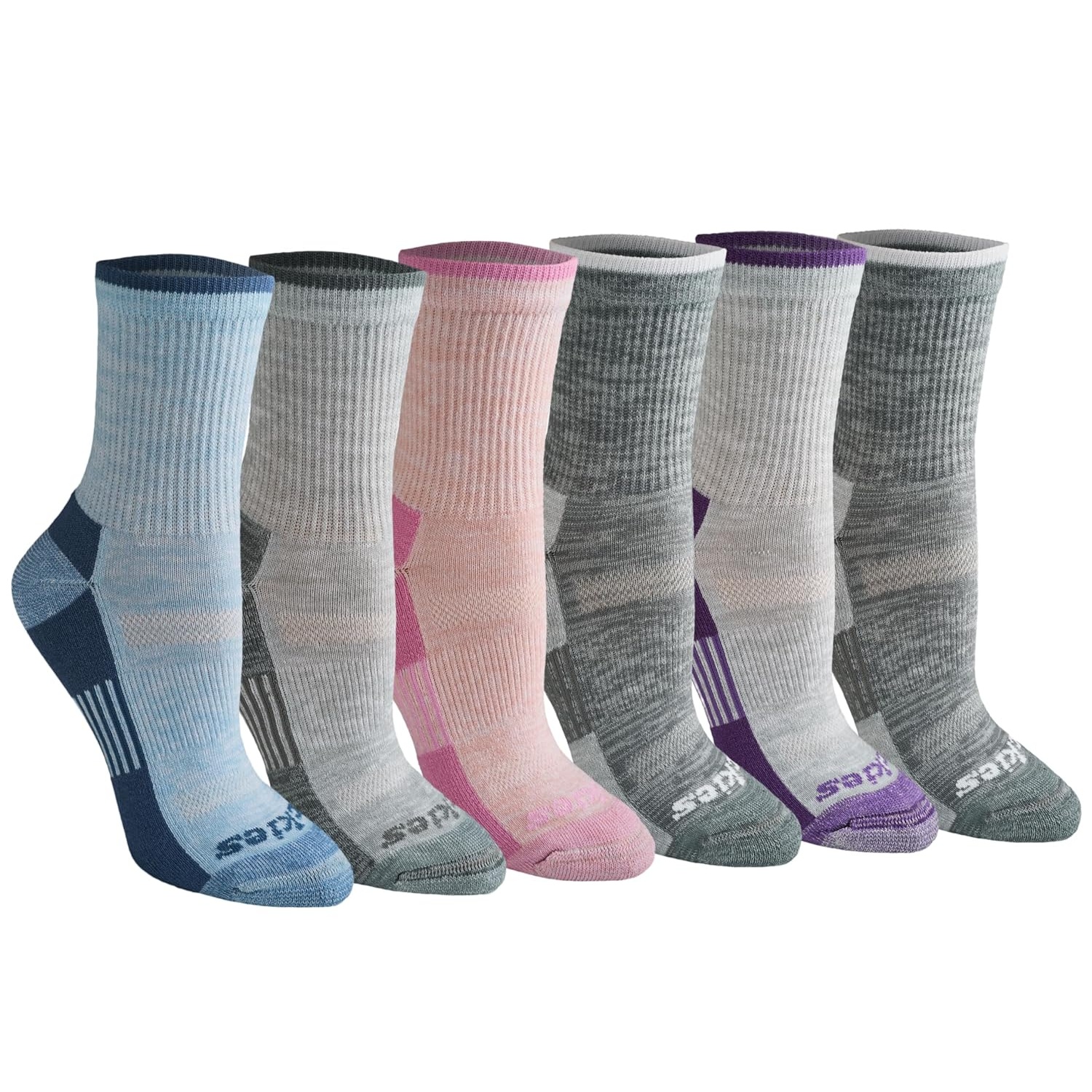 Wicking Midcrew Pack Of 12 Socks For Women