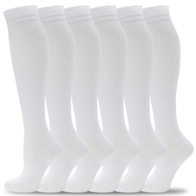 Pack of 6 High Compression Support Socks For Men And Women