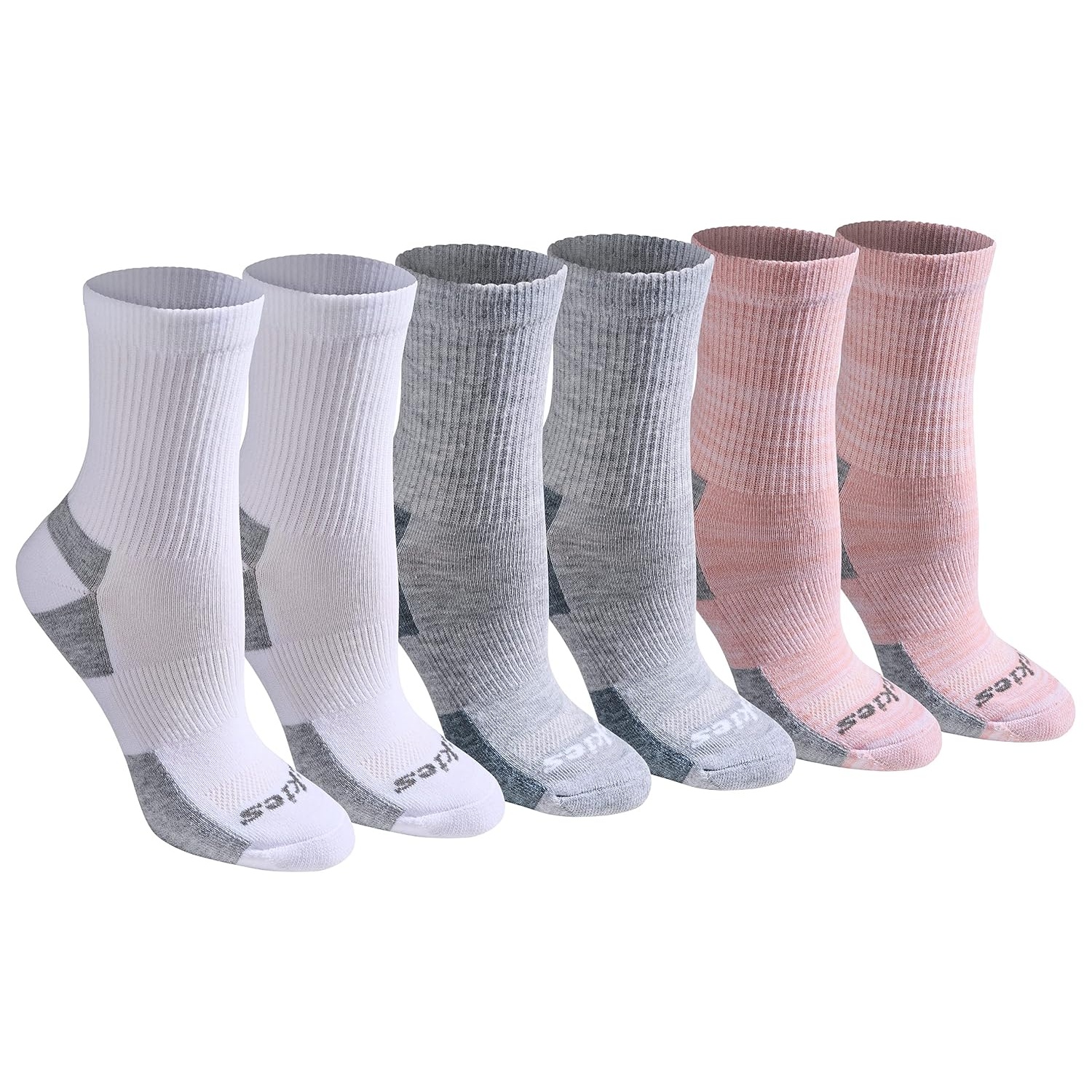 Wicking Midcrew Pack Of 12 Socks For Women