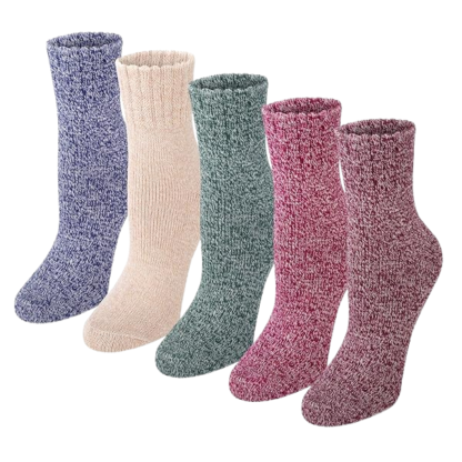 Warm Winter Socks Knit Crew Calf Hiking Boot Sock