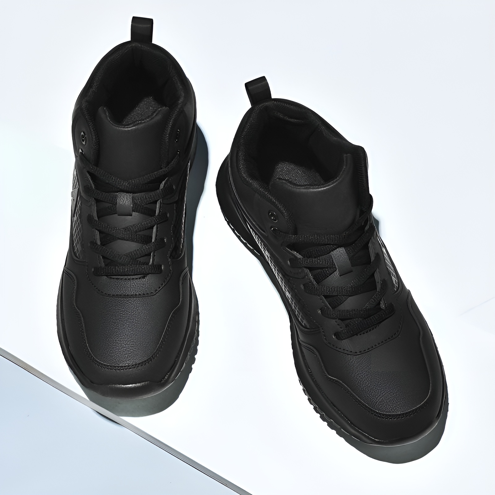 Men Leather Non Slip Food Service ShoesLightweight Non Slip Restaurant Kitchen Work Shoes For Men - Image 4