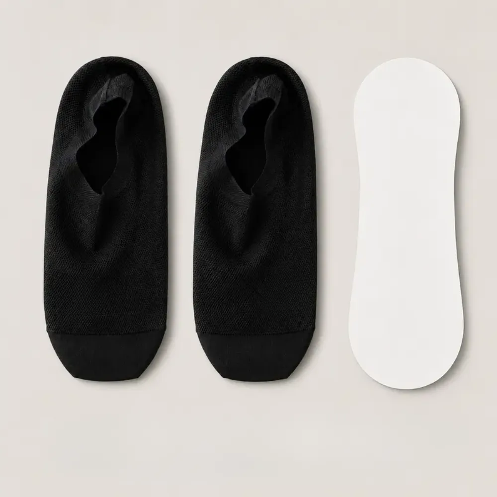 Pack Of 6 Ultra Thin Low Cut Mesh Invisible Ankle Socks For Men