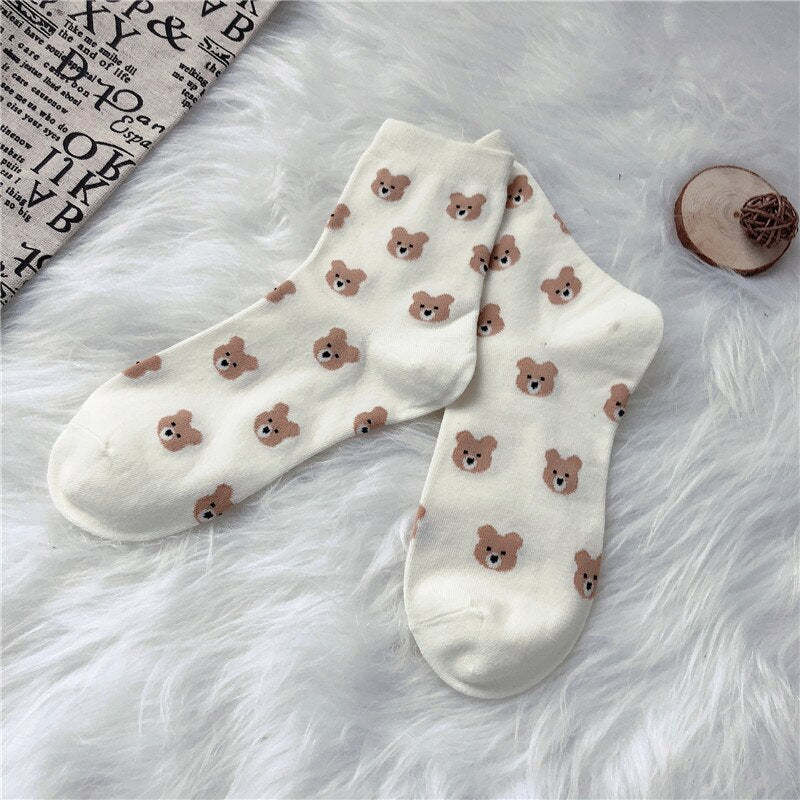 Autumn Printed Casual Socks