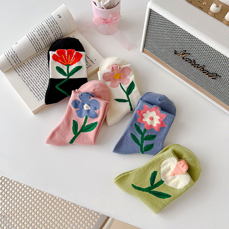 Cartoon Flower Candy Breathable Casual Short SocksCartoon Flower Candy Breathable Casual Short Socks - Image 4