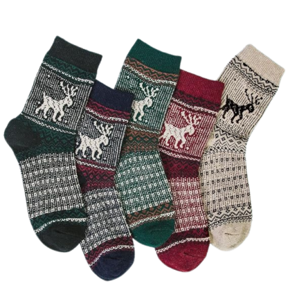 Warm Winter Socks Knit Crew Calf Hiking Boot Sock