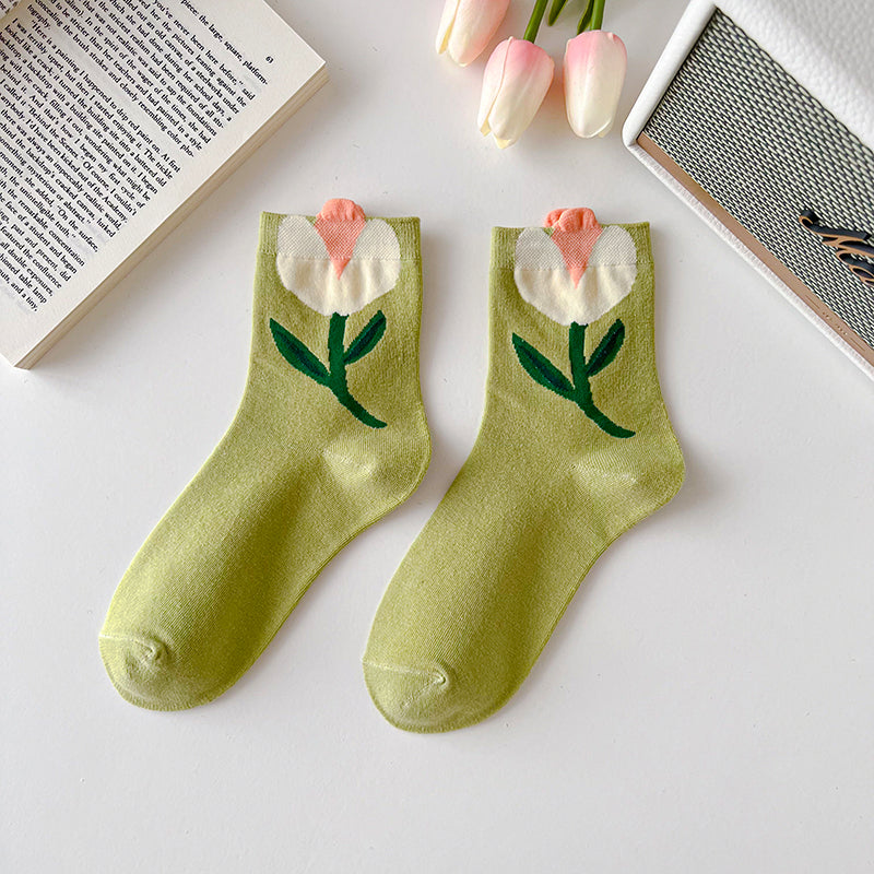 Cartoon Flower Candy Breathable Casual Short SocksCartoon Flower Candy Breathable Casual Short Socks - Image 9