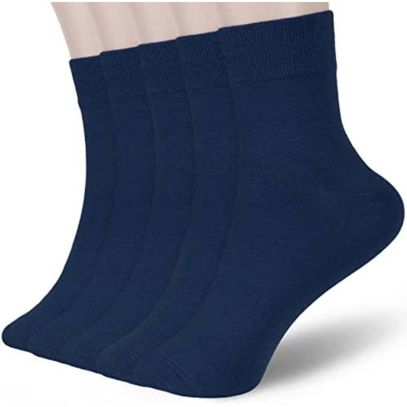 Women Thin Wool Socks, Soft Wool Bootie Socks Women Above Ankle Crew Socks 5 Pairs