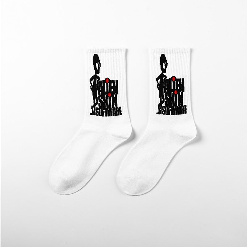 Printed Sports Designer SocksPrinted Sports Designer Socks - Image 3