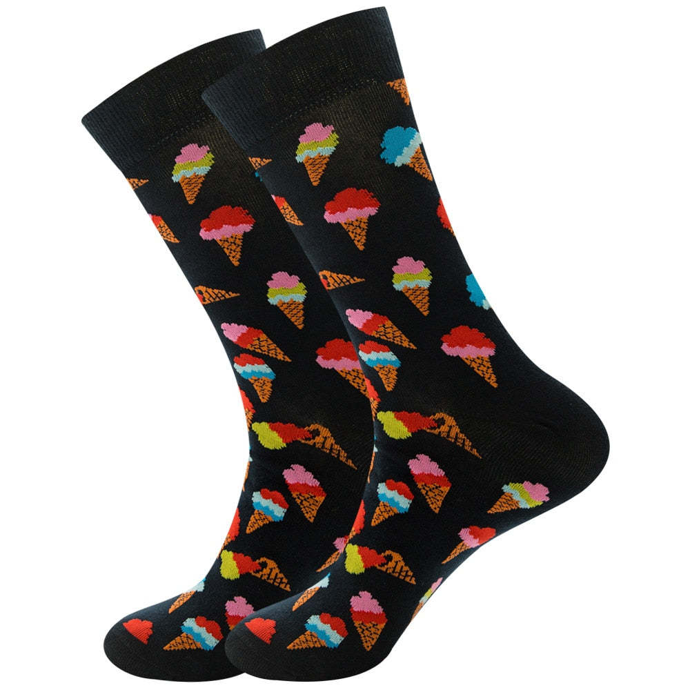 Hip Hop Winter Printed Socks