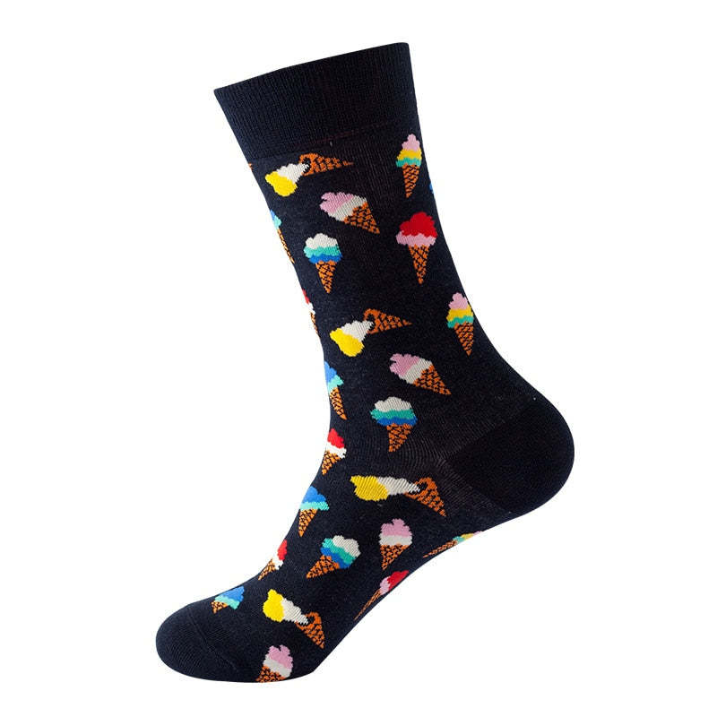 Cartoon Abstract Design Socks
