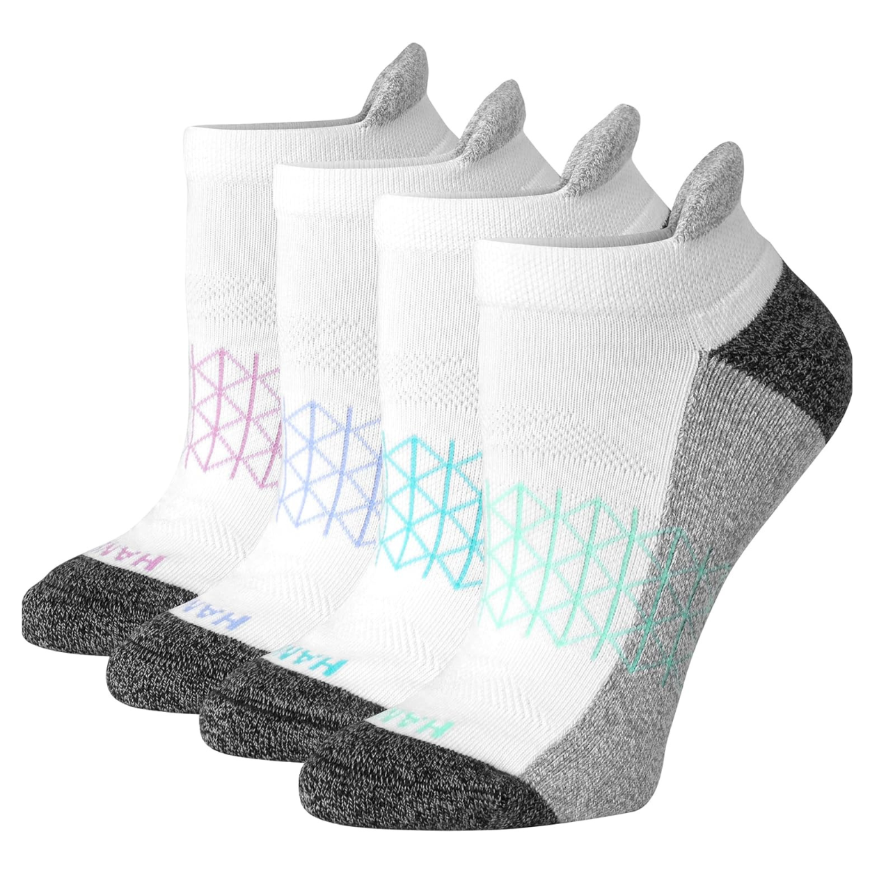 4 Pack Active Cushioned Socks For Women