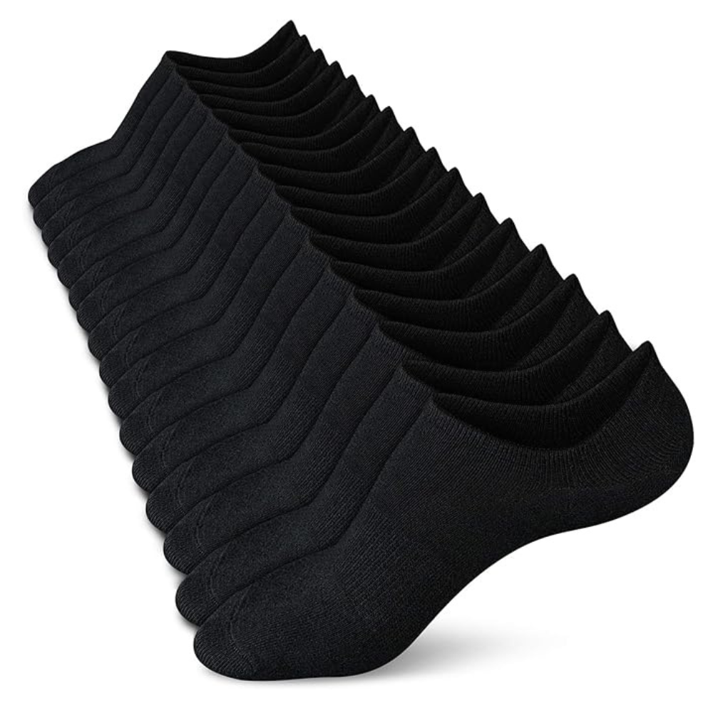 Non Slip Flat Boat Line No Show Socks For Women