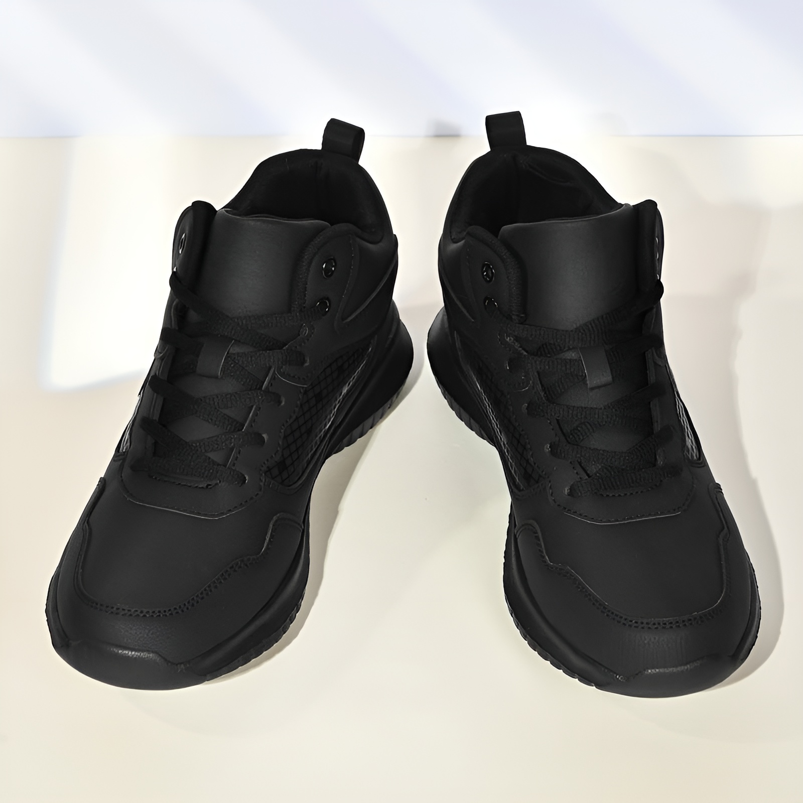 Men Leather Non Slip Food Service ShoesLightweight Non Slip Restaurant Kitchen Work Shoes For Men - Image 7