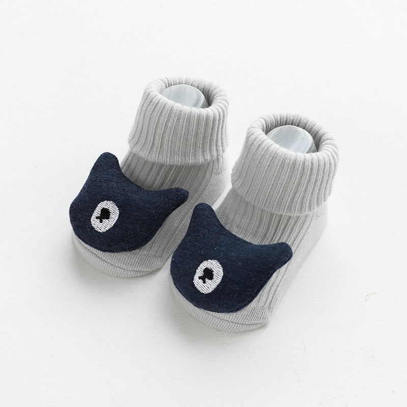 Anti Slip Soled Soft Cotton Cartoon Animal Baby SocksAnti Slip Soled Soft Cotton Cartoon Animal Baby Socks - Image 3