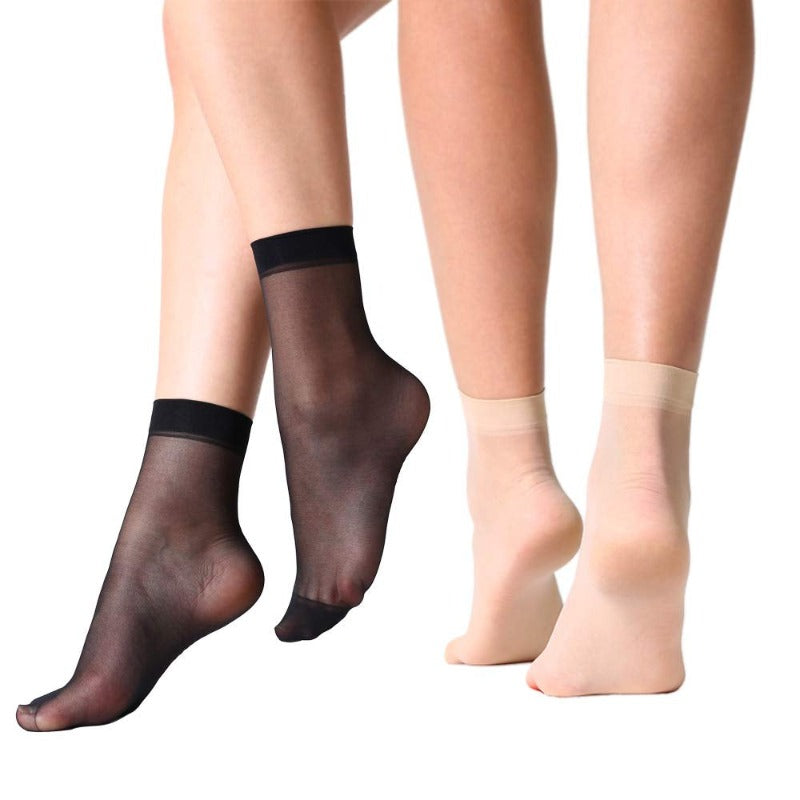 Transparent Ultra Thin Crystal Silk SocksTransparent Ultra Thin Crystal Silk Socks - Image 2
