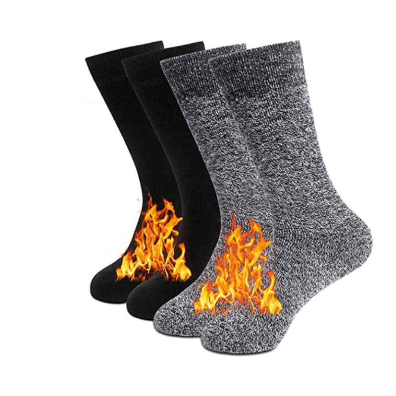 Solid Color Warm Thick Thermal Socks For MenSolid Color Warm Thick Thermal Socks For Men - Image 5