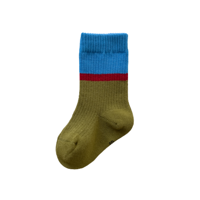 Patchwork Stripes Baby Tube Socks