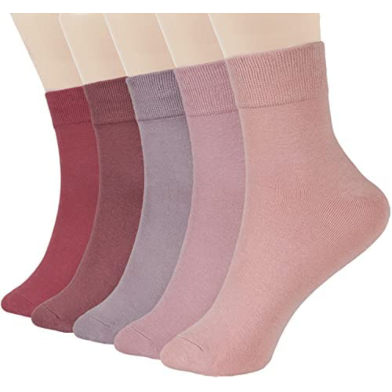 Women Thin Wool Socks, Soft Wool Bootie Socks Women Above Ankle Crew Socks 5 PairsWomen Thin Wool Socks, Soft Wool Bootie Socks Women Above Ankle Crew Socks 5 Pairs - Image 8