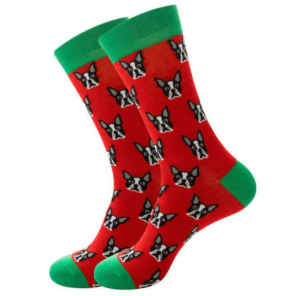 Winter Hip Hop Printed Socks