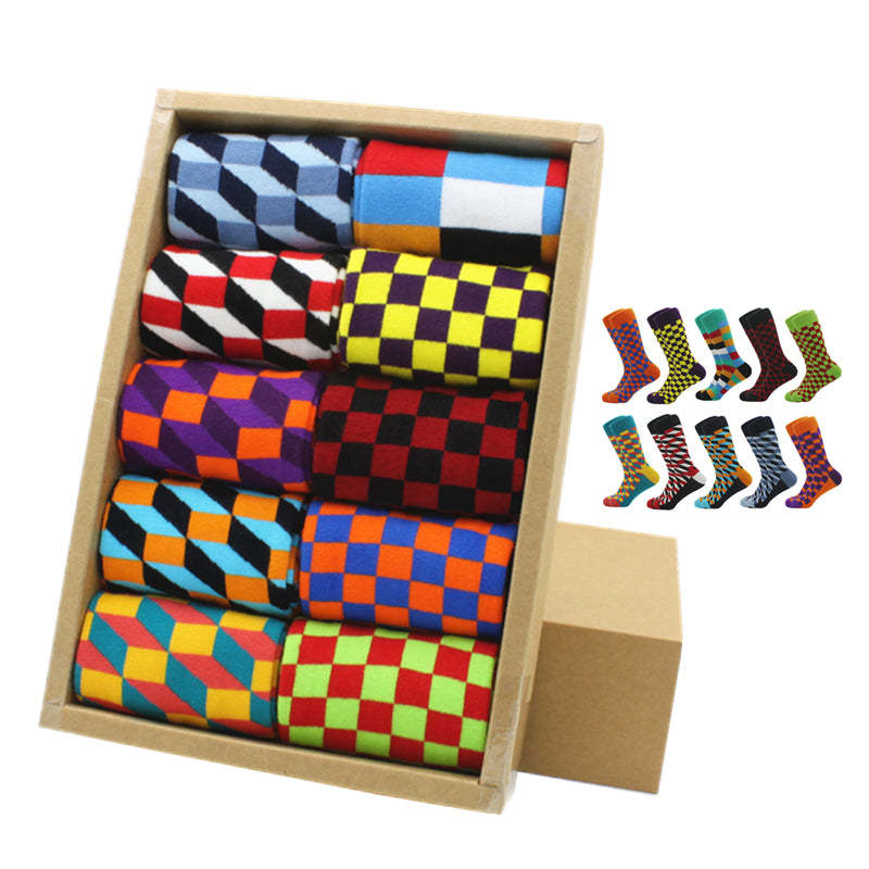 Middle Height Casual Socks Set