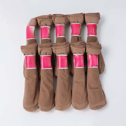 Transparent Ultra Thin Crystal Silk Socks