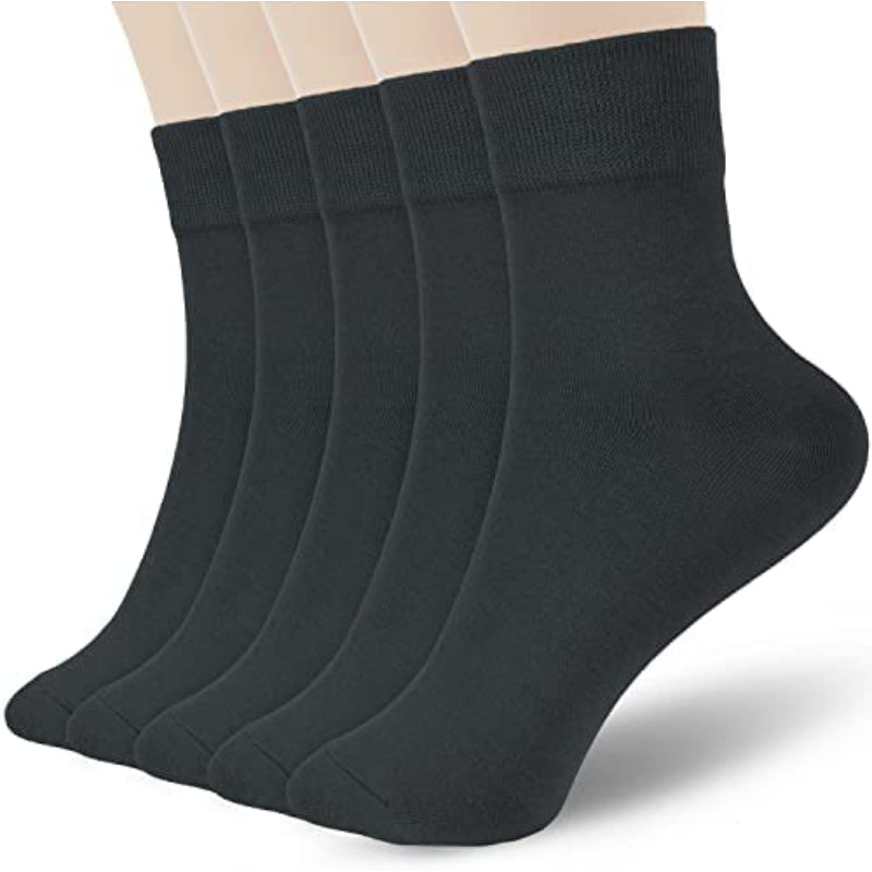 Women Thin Wool Socks, Soft Wool Bootie Socks Women Above Ankle Crew Socks 5 PairsWomen Thin Wool Socks, Soft Wool Bootie Socks Women Above Ankle Crew Socks 5 Pairs - Image 11